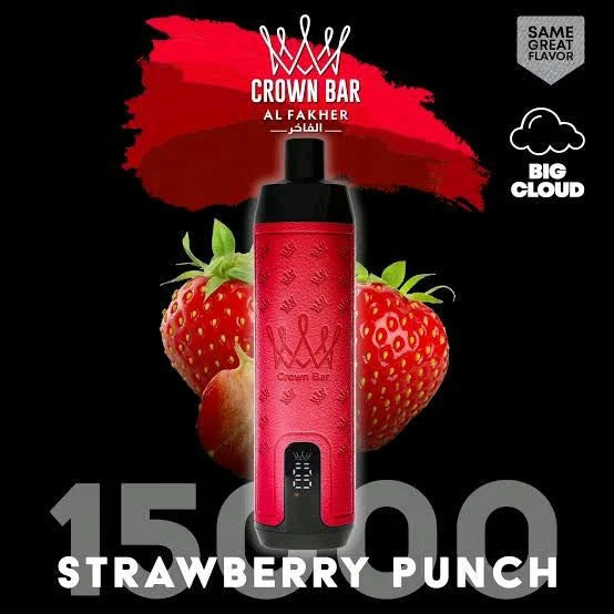 Al Fakher Crown Bar 15000 Puffs Disposable Vape  VAPE INDIA SMOKE OFFICAL