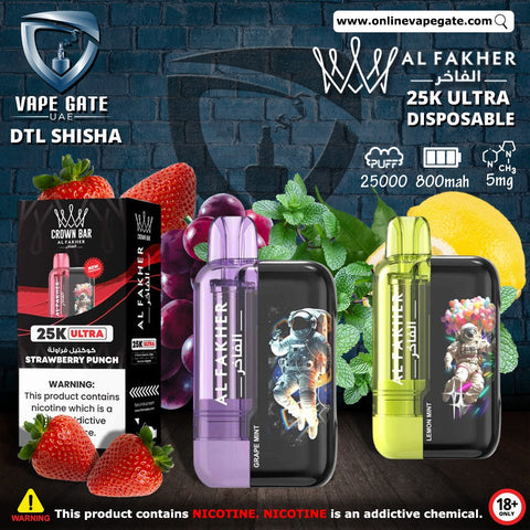 AL FAKHER 25K Ultra 25000 Puffs Disposable Vape In INDIA