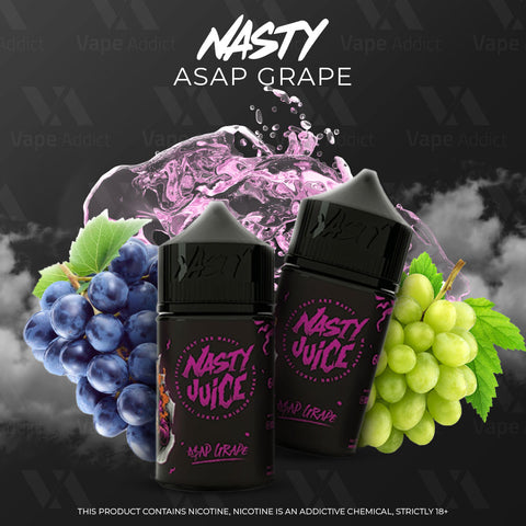 NASTY ASAP GRAPE 3MG 60ML ORIGNAL FREE BASE