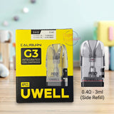 UWELL CALIBURN G3 0.4 REPLACEMENT PODS – (4PCS/PACK)